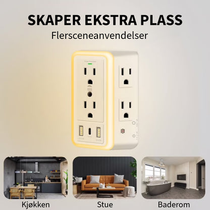 Strømskinne med Overspenningsvern