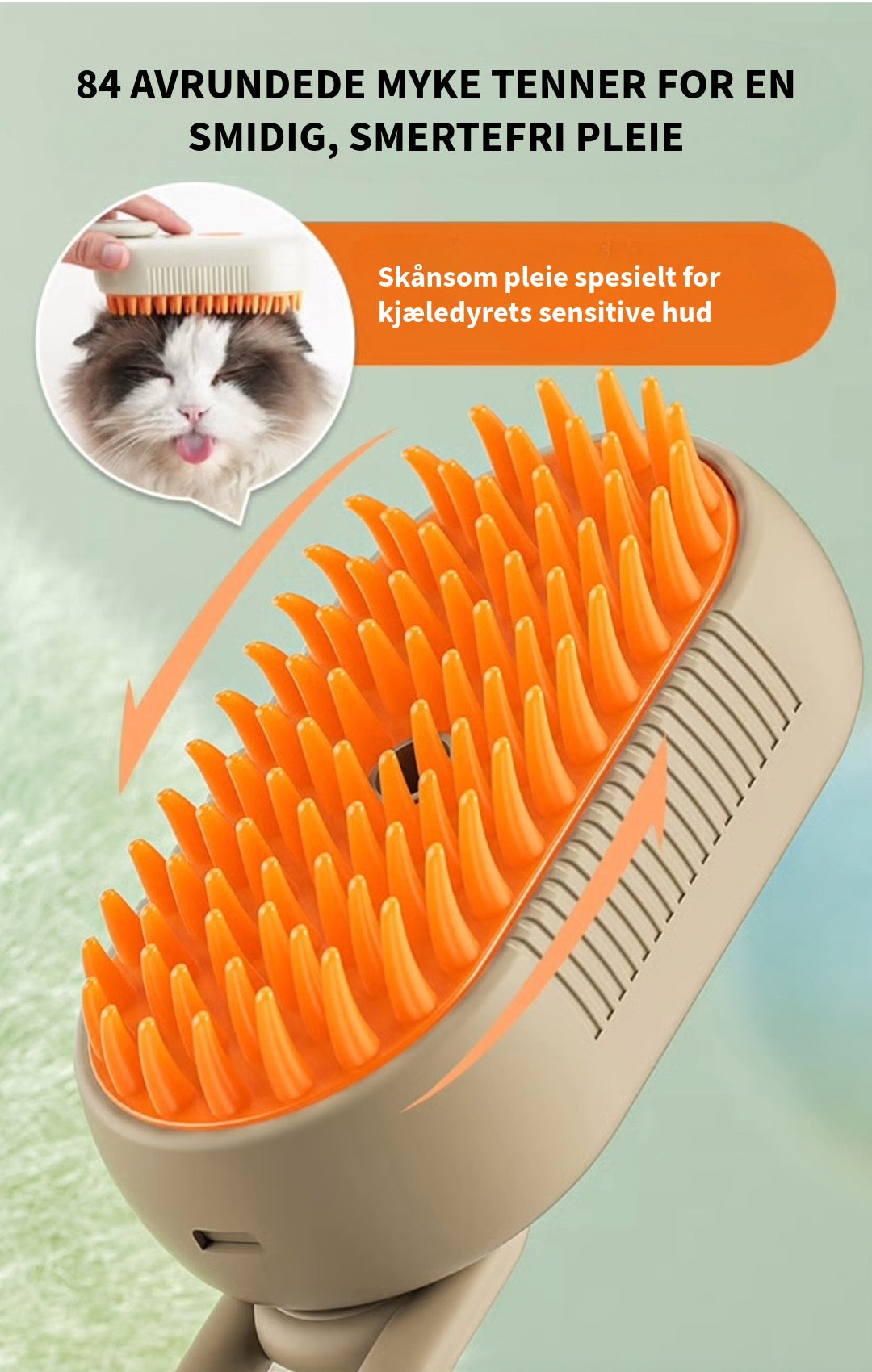 Dampkam for Kjæledyr