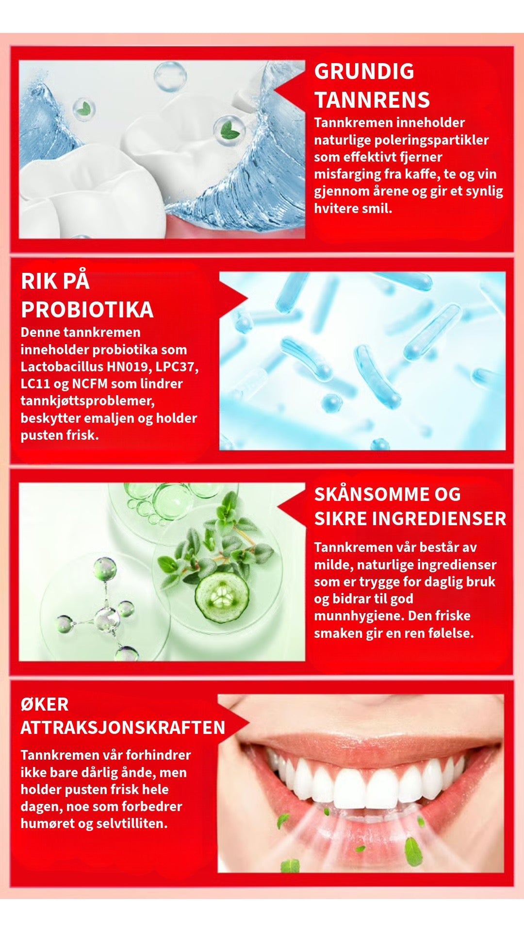 Whitening Tannkrem