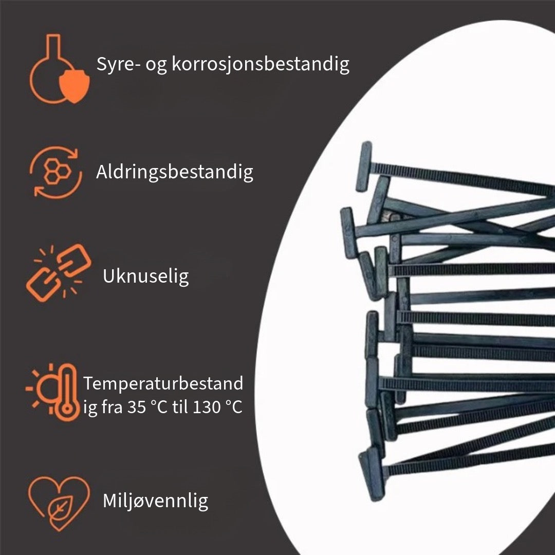 Universell Nylon Kabelbindefeste