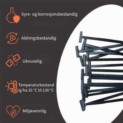 Universell Nylon Kabelbindefeste