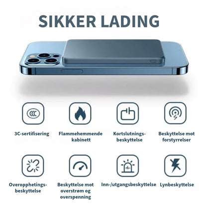 Magnetisk fast-charging Powerbank