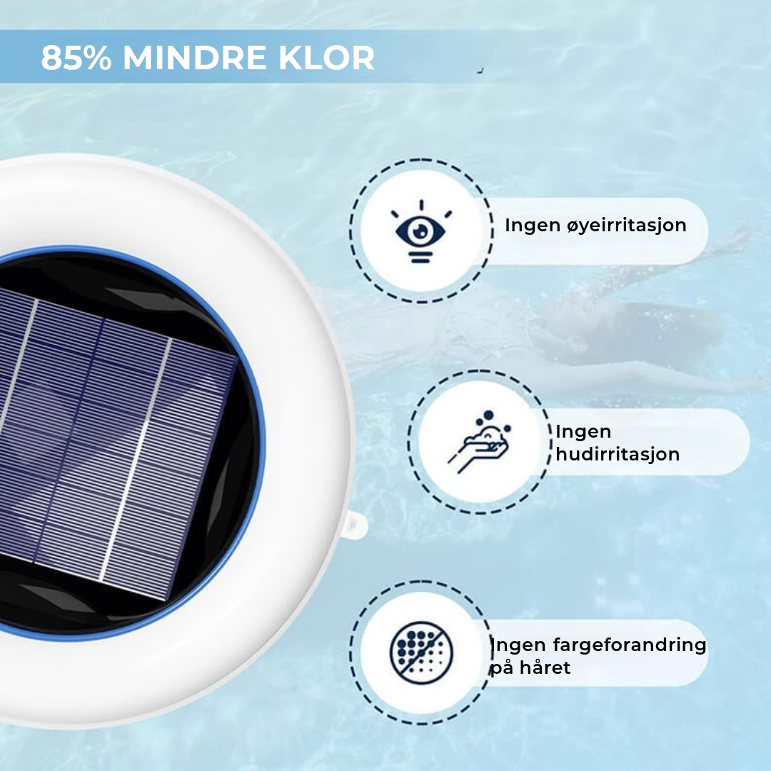 Solenergi bassengionisator