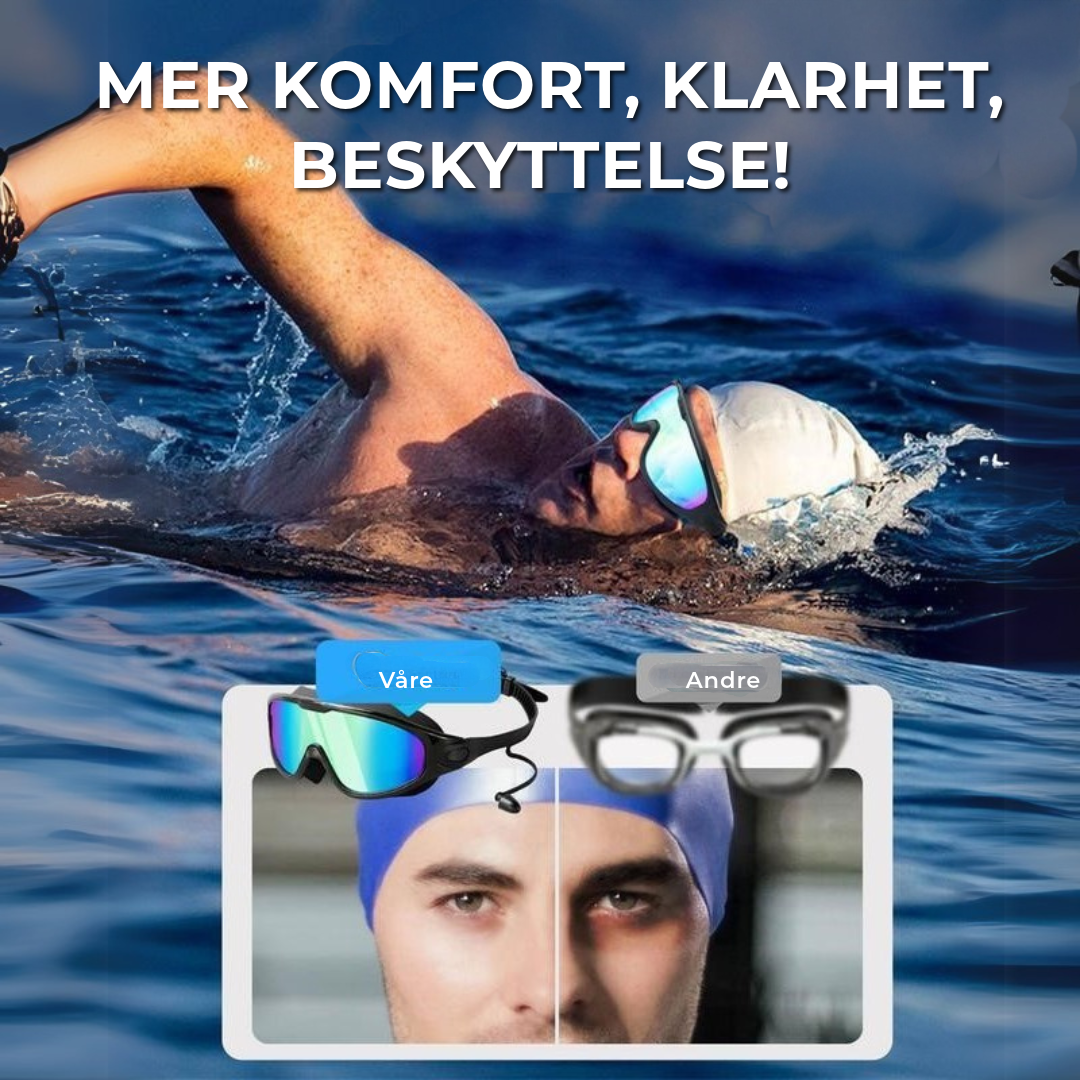 Lekkasjesikre svømmebriller
