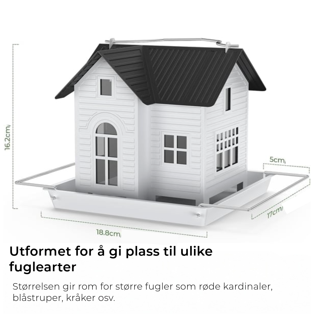 Fuglehus med Solenergi