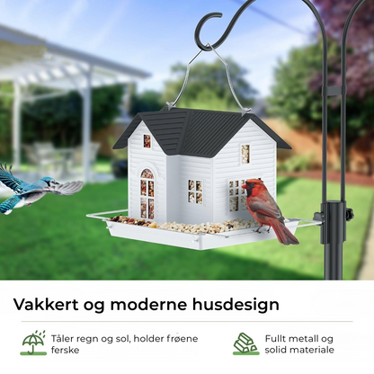 Fuglehus med Solenergi