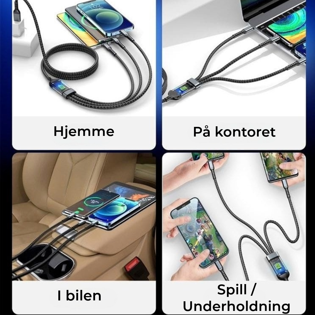 100W 3-i-1 Lader