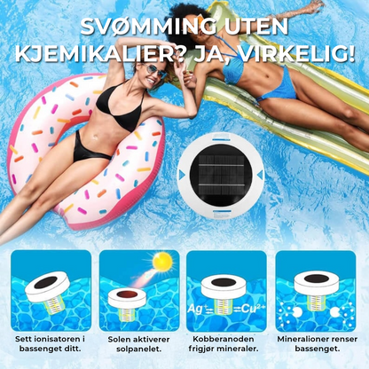 Solenergi bassengionisator