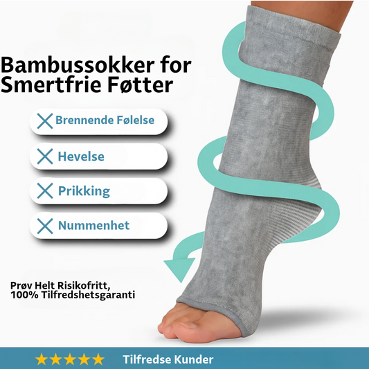 Bambussokker for smertefrie føtter